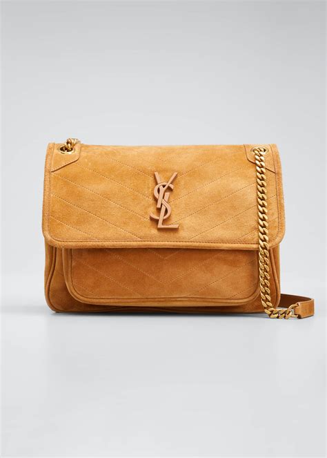 ysl niki suede bag|ysl niki small shoulder bag.